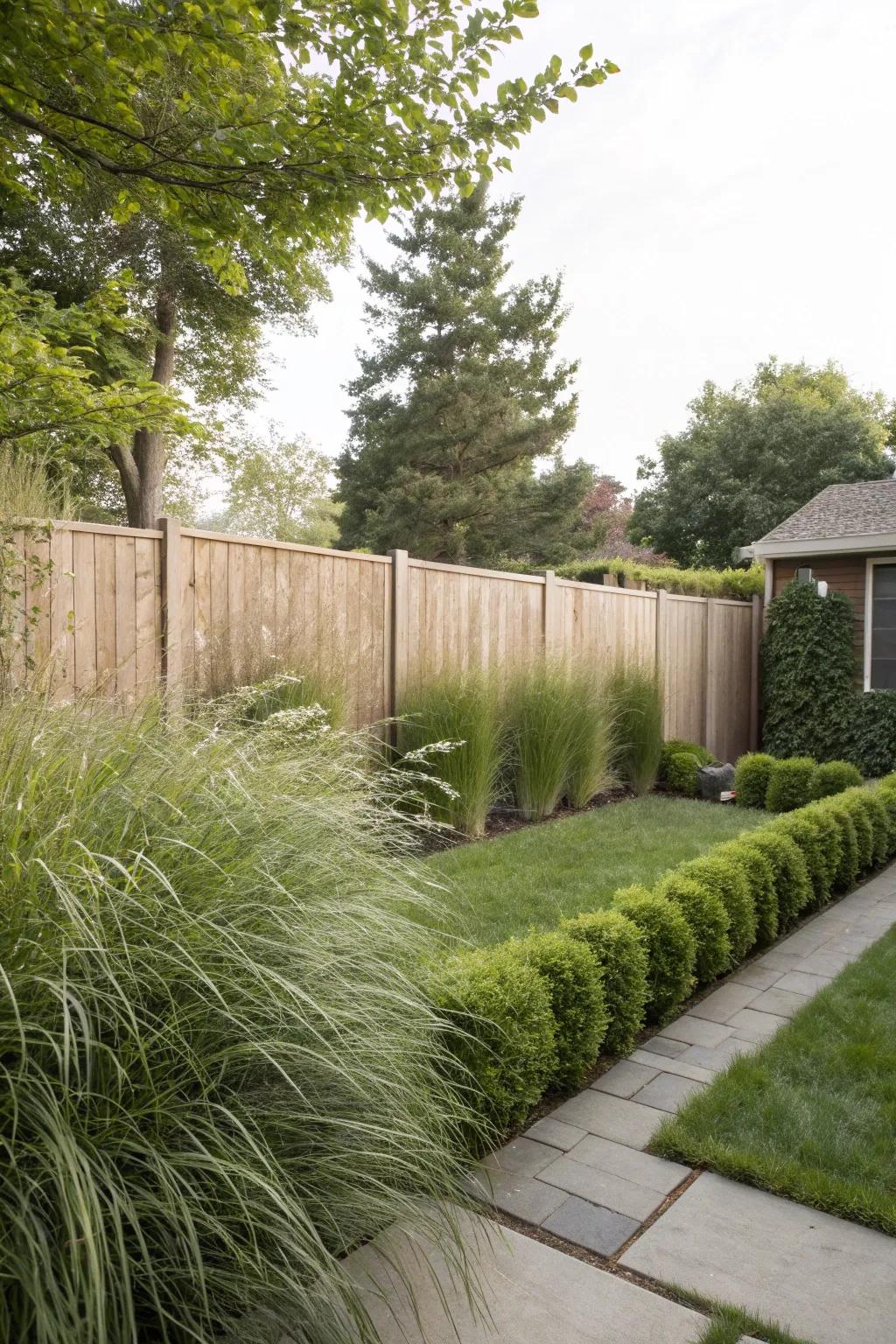 Achieve privacy and beauty with natural screens in your backyard.