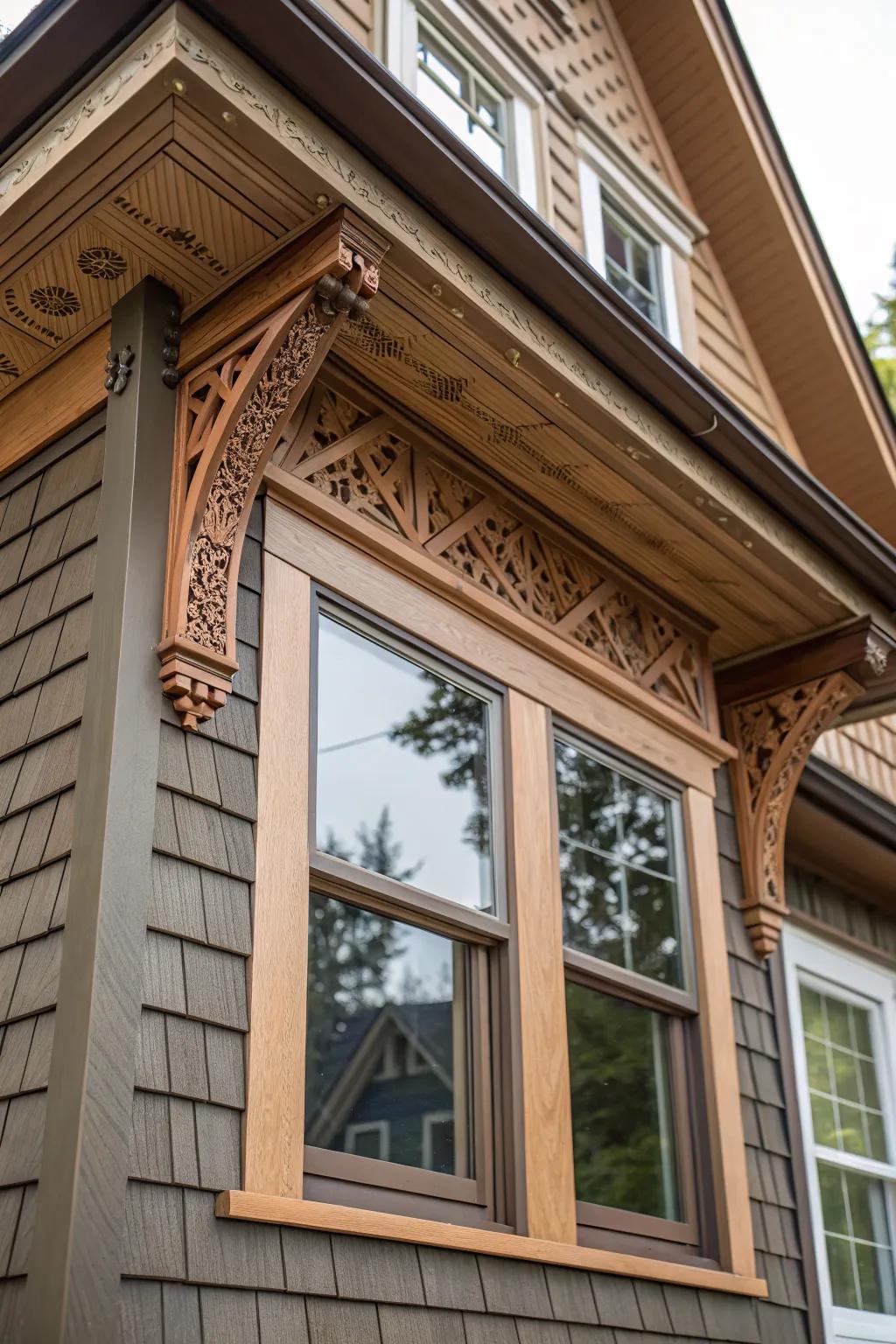 Personalized charm: DIY custom window trim.