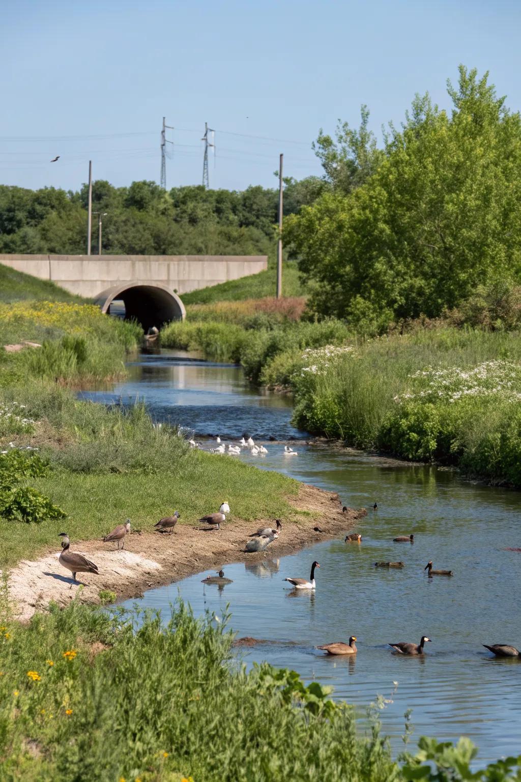 Create a bird-friendly habitat around your culvert.