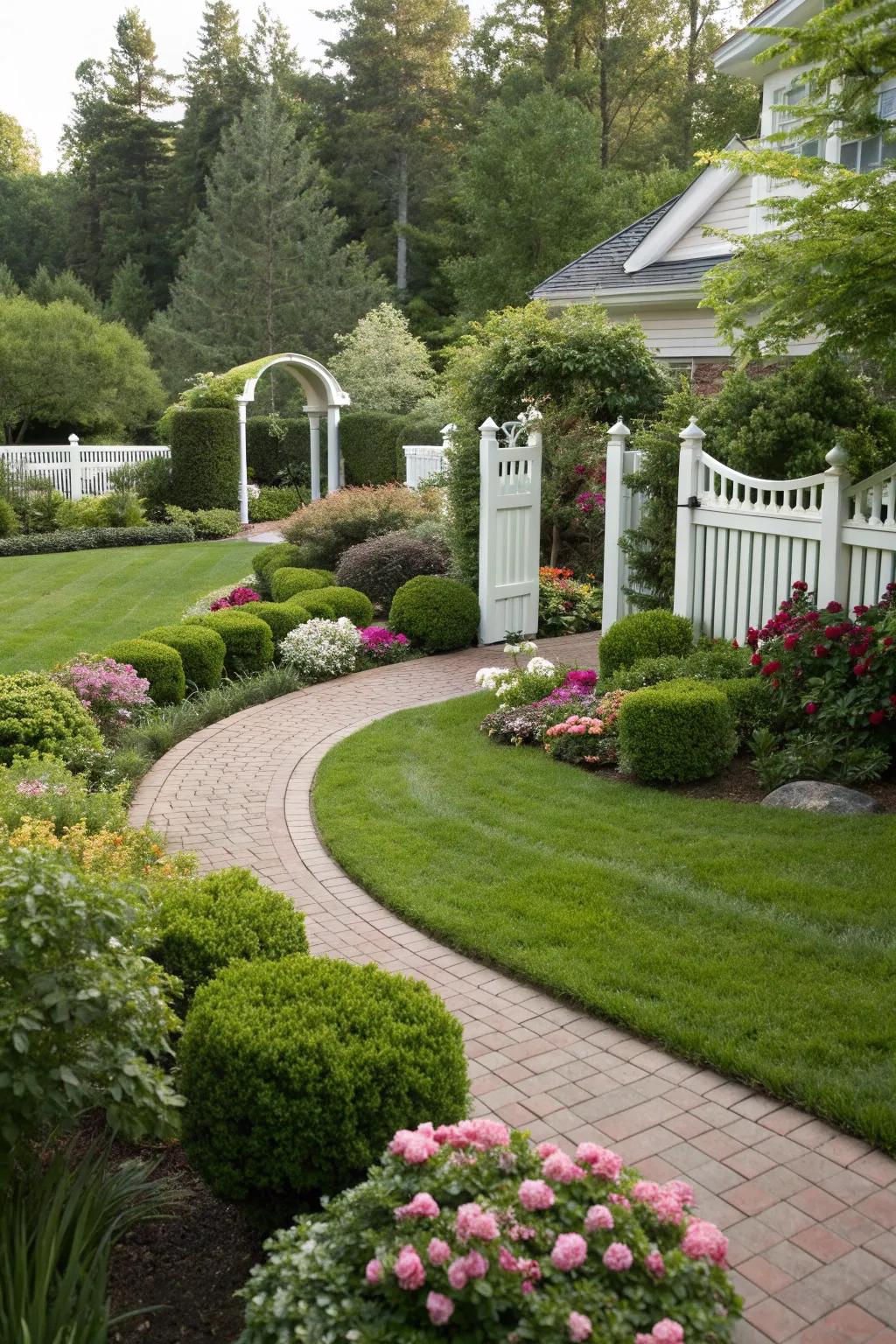 Well-designed landscaping boosting curb appeal and property value