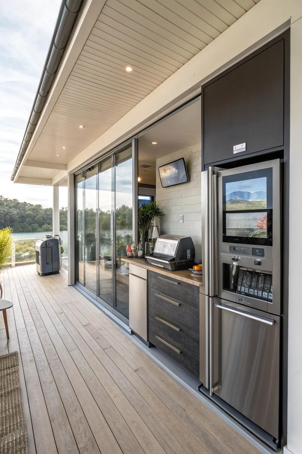 Smart tech makes outdoor cooking more convenient and fun.