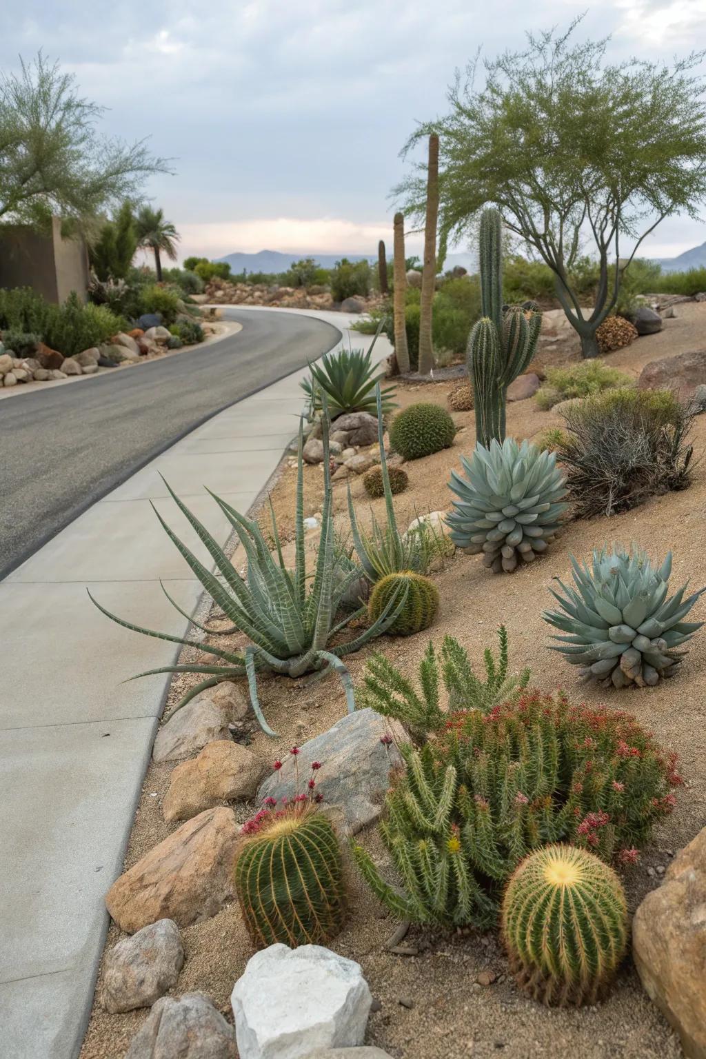 Themed planting adds a distinctive and cohesive look.