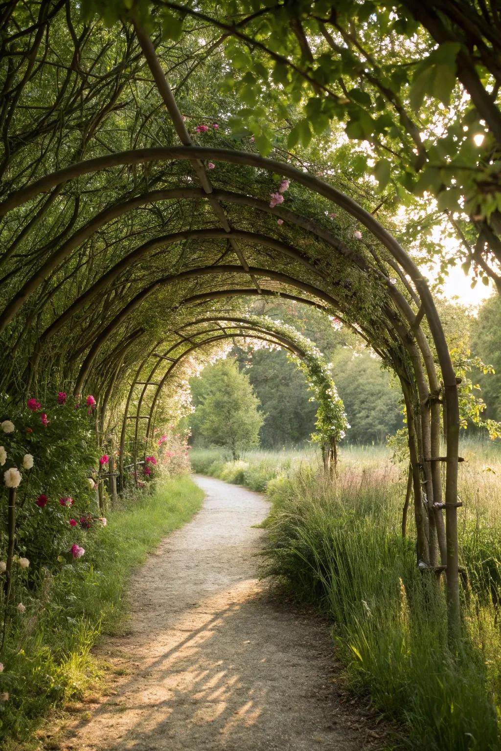 Natural archways invite you into new realms.
