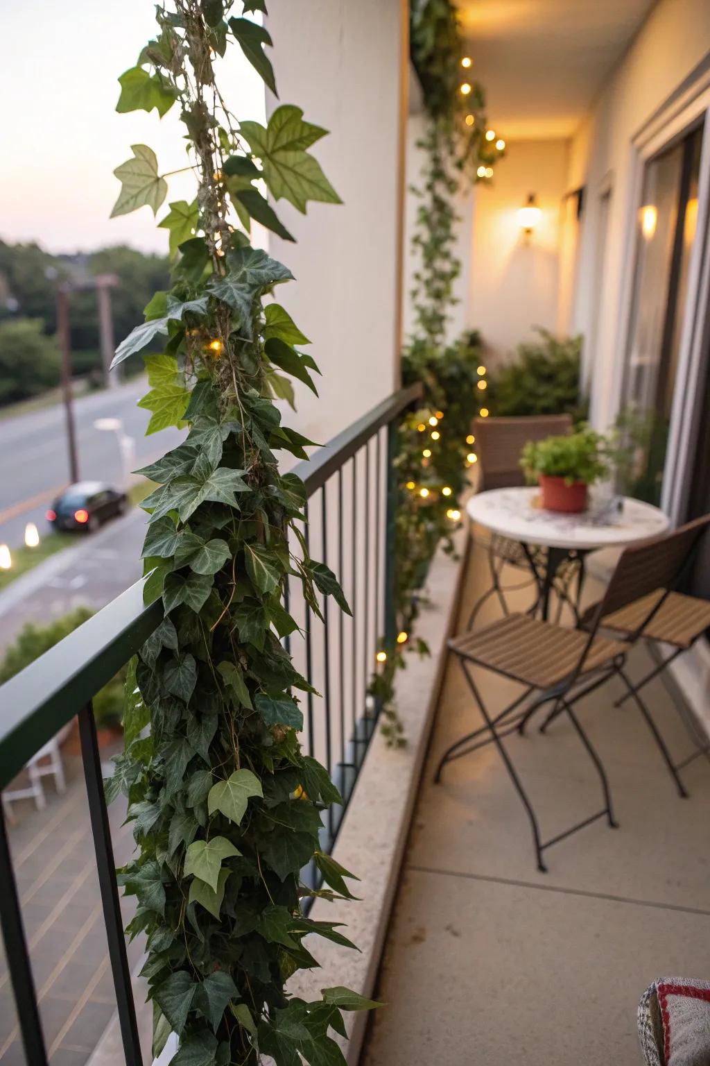 Add an eco-friendly touch with a DIY leaf garland.
