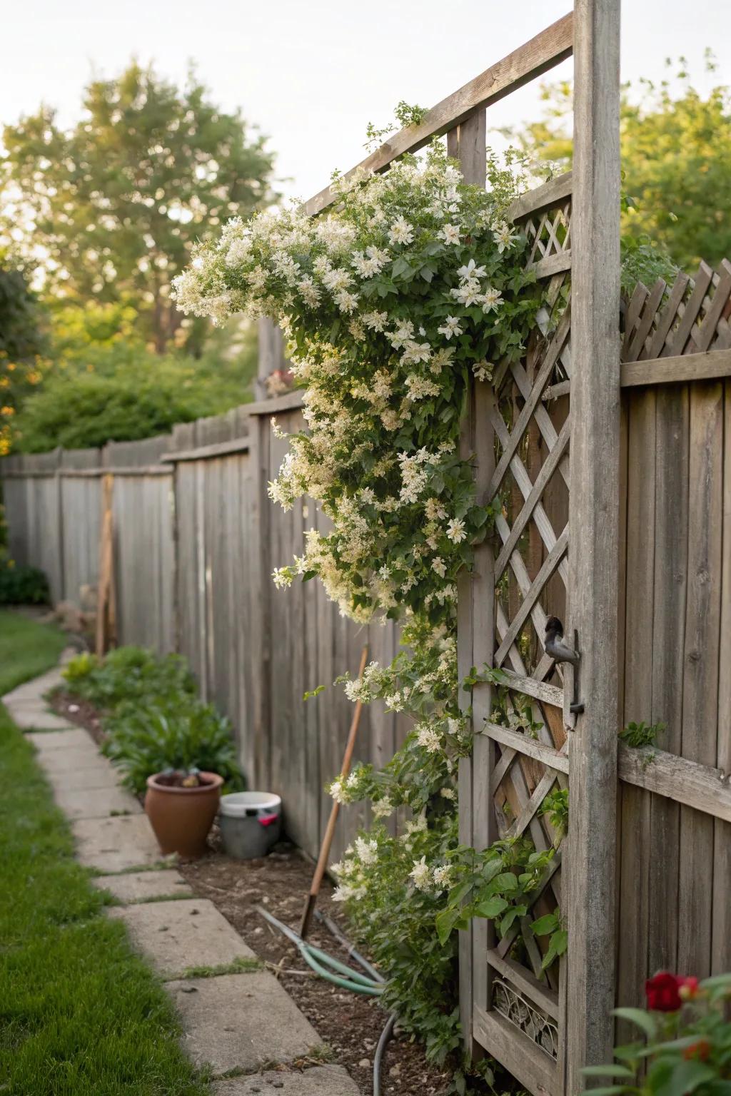 Enhance Your Fence with a Decorative Trellis