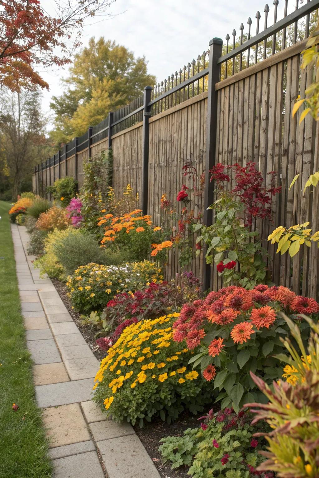 Seasonal displays ensure your fence line is always vibrant and engaging.