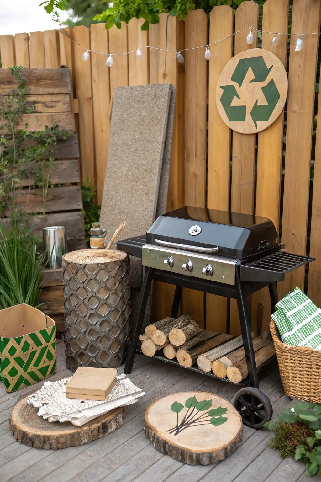 Eco-friendly materials offer sustainability with style.