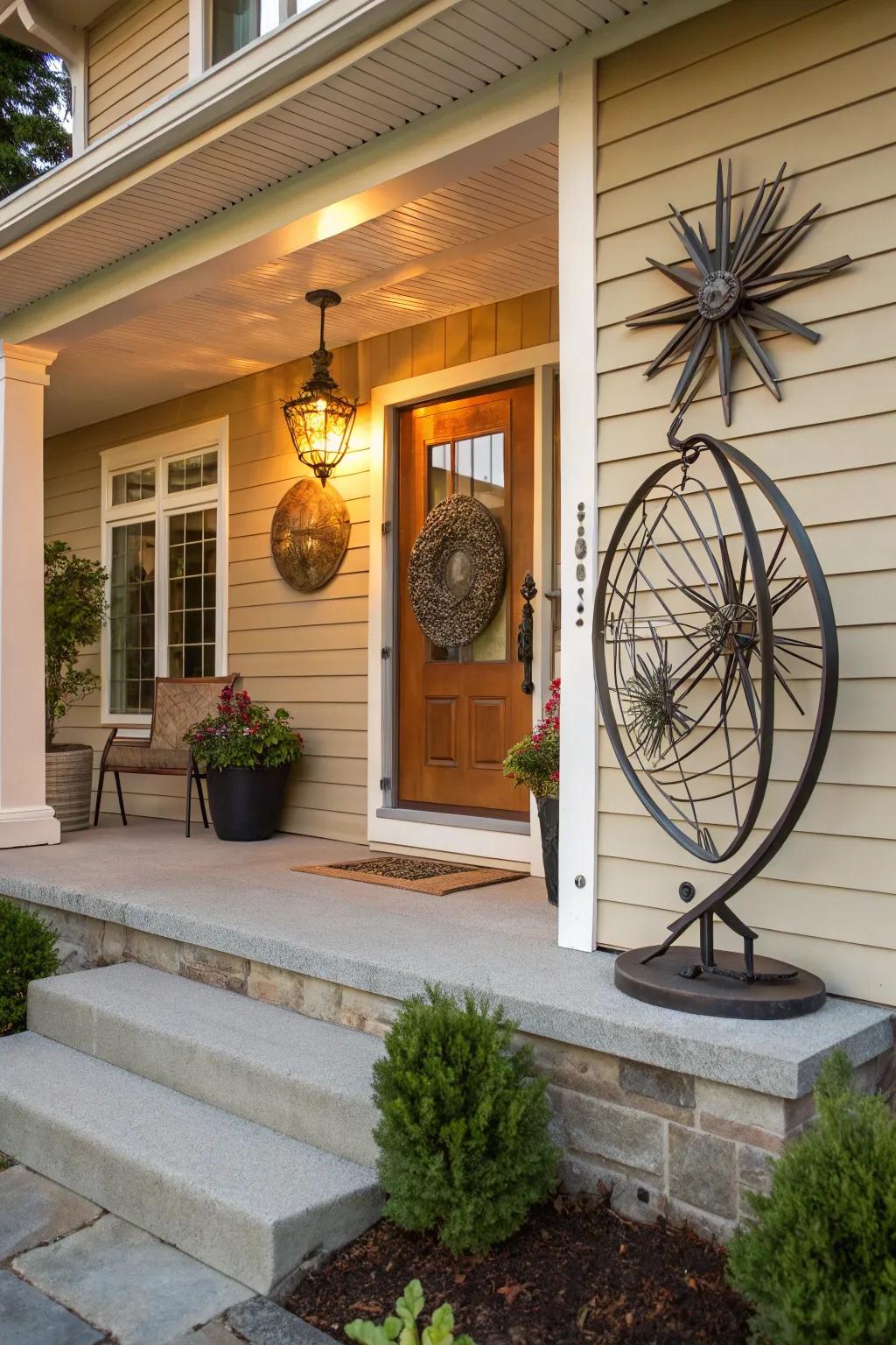 Artful touches make your porch truly personal.