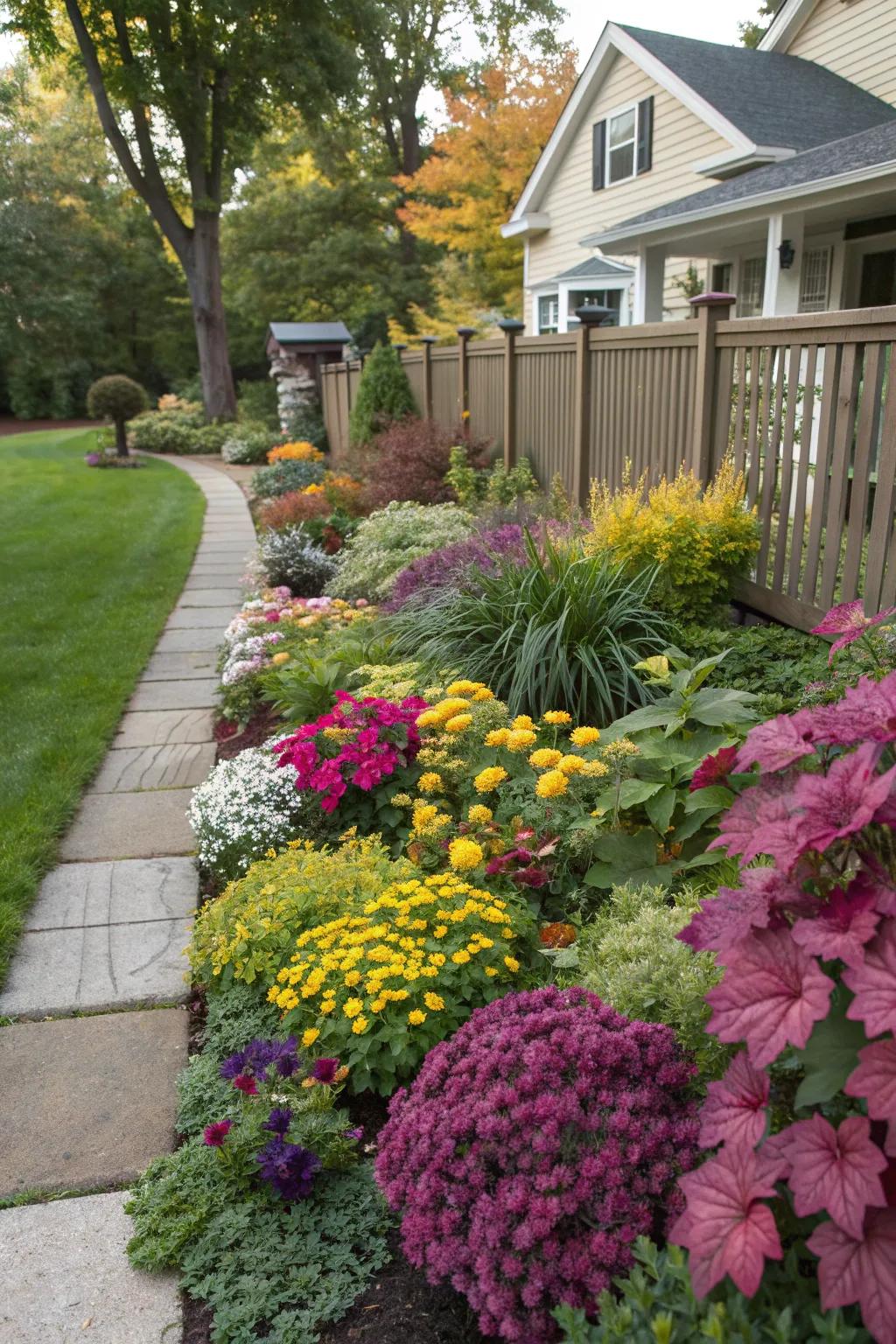 Enjoy a vibrant garden all year with seasonal color.