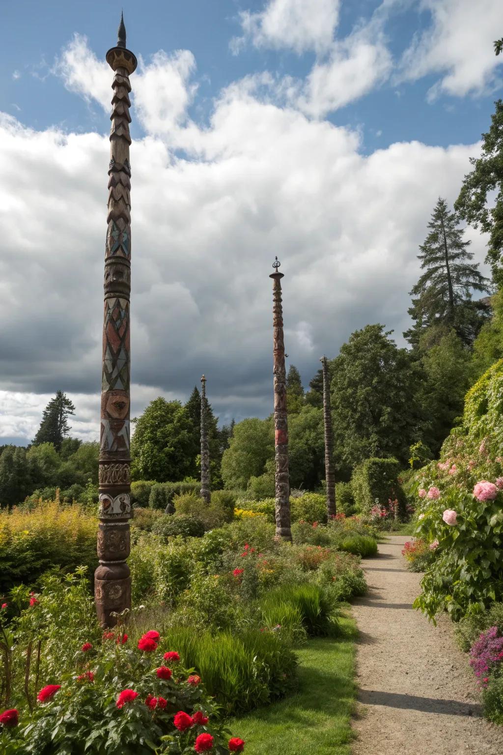 Immerse yourself in the sounds of nature with acoustic sound posts.