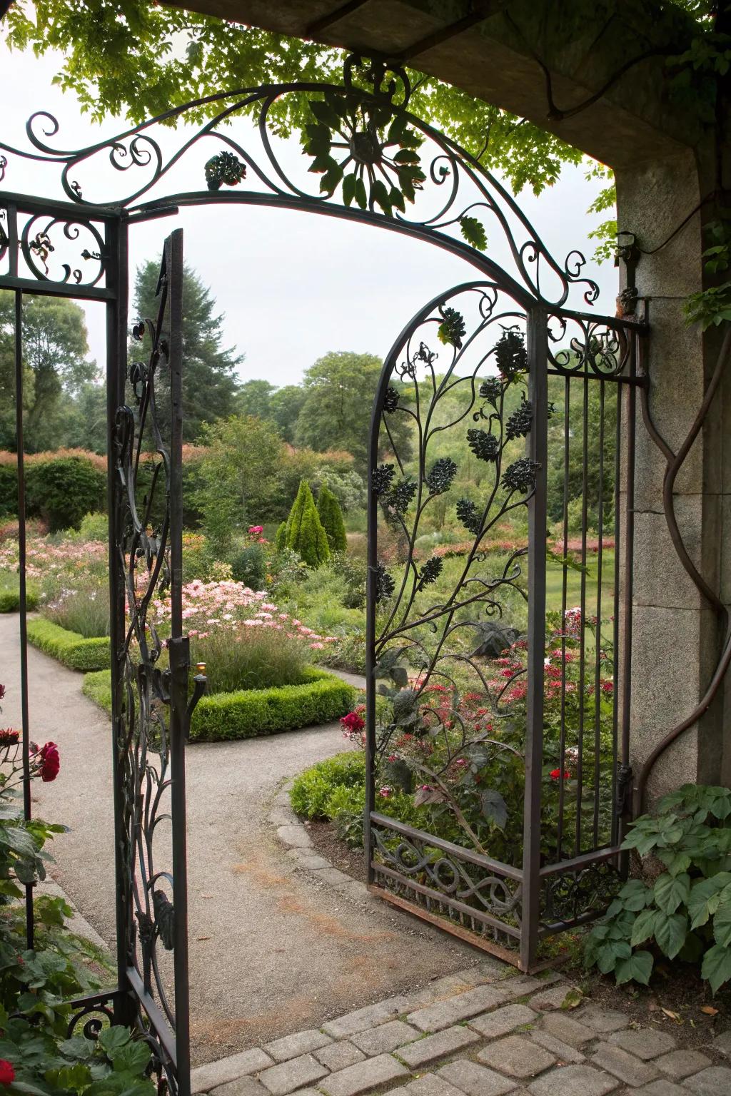 Nature-inspired designs harmonize with garden settings.