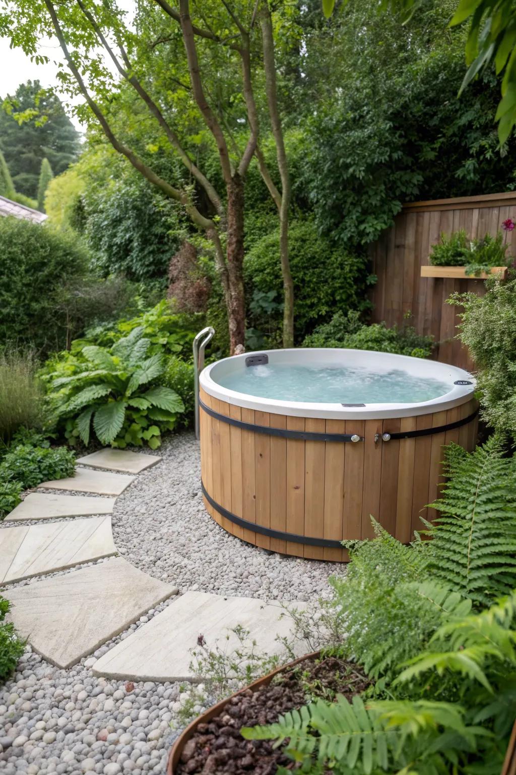 Eco-friendly gravel offers a sustainable and stylish option.