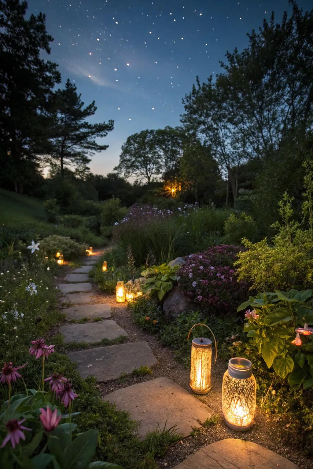 DIY firefly jars bring fairy-tale magic to gardens.