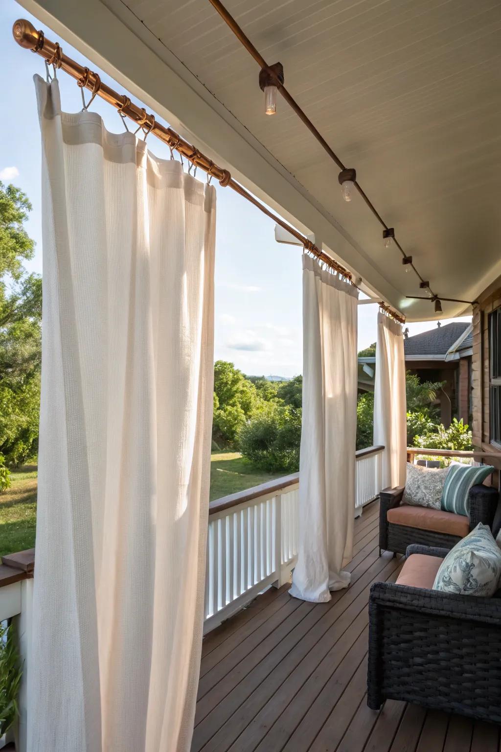 Personalize your space with DIY curtain rods.
