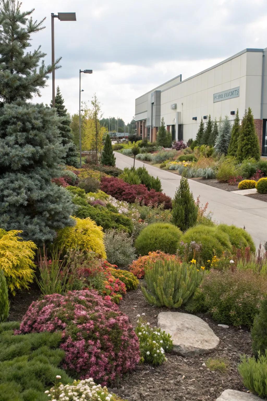 A landscape designed for year-round interest.