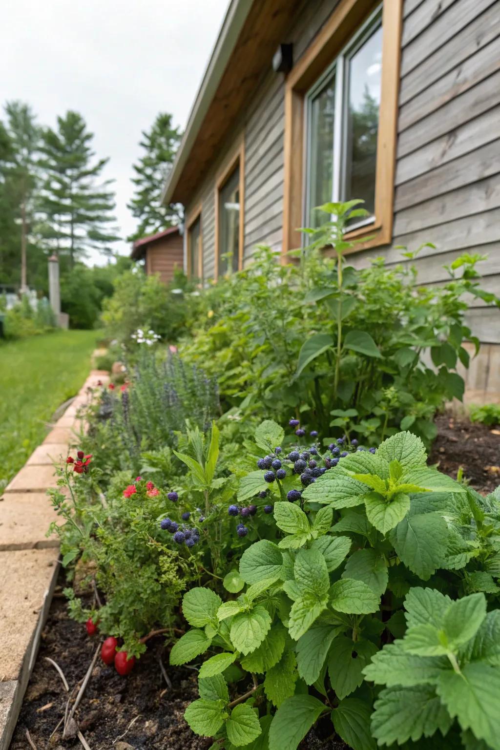 Edible landscaping offers beauty and a delicious harvest.