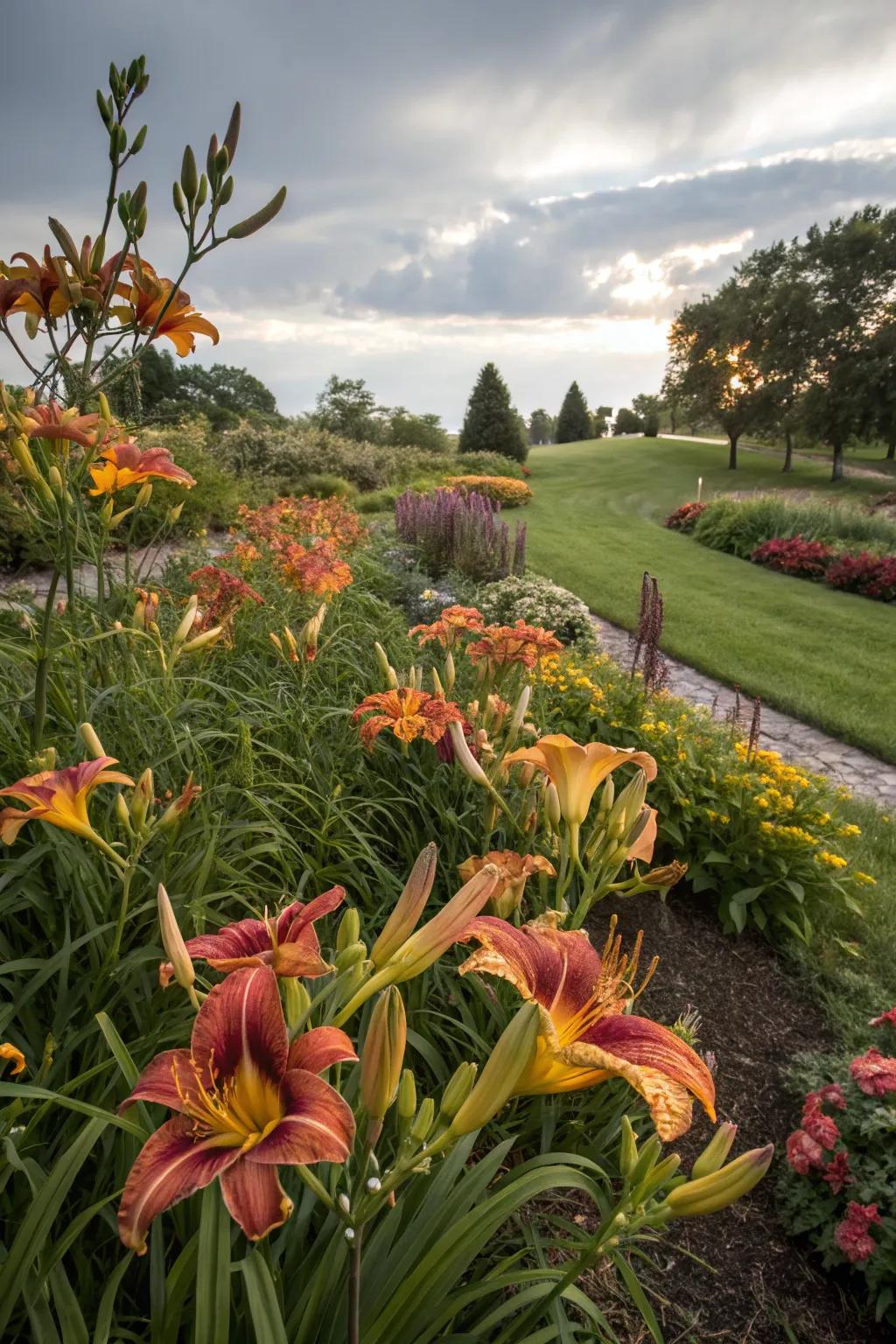 Celebrating the seasonal beauty of daylilies.