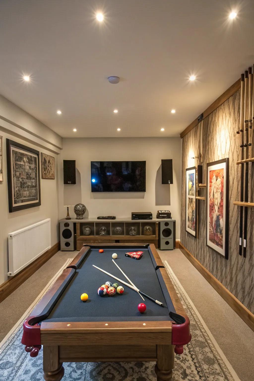 Seamless tech integrations keep your space modern and functional.