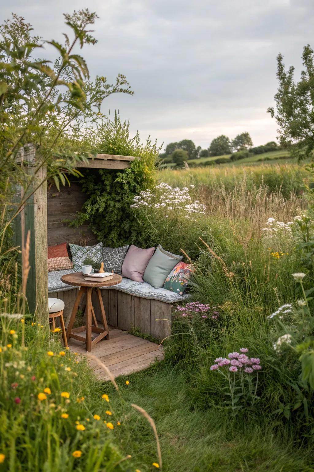 A secret nook offering a peaceful retreat.