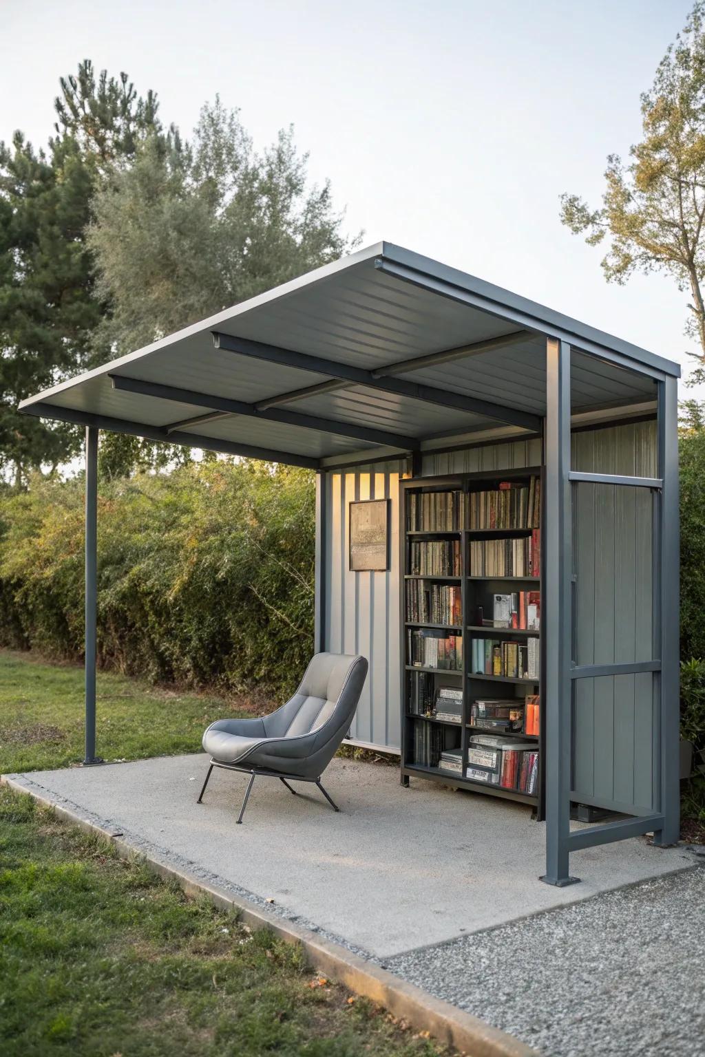 A cozy reading nook to escape into stories.