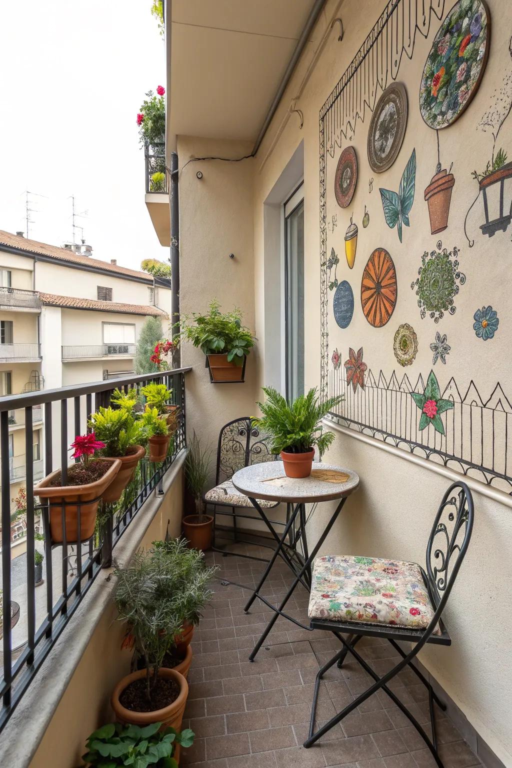 Express your style with artistic wall decorations.