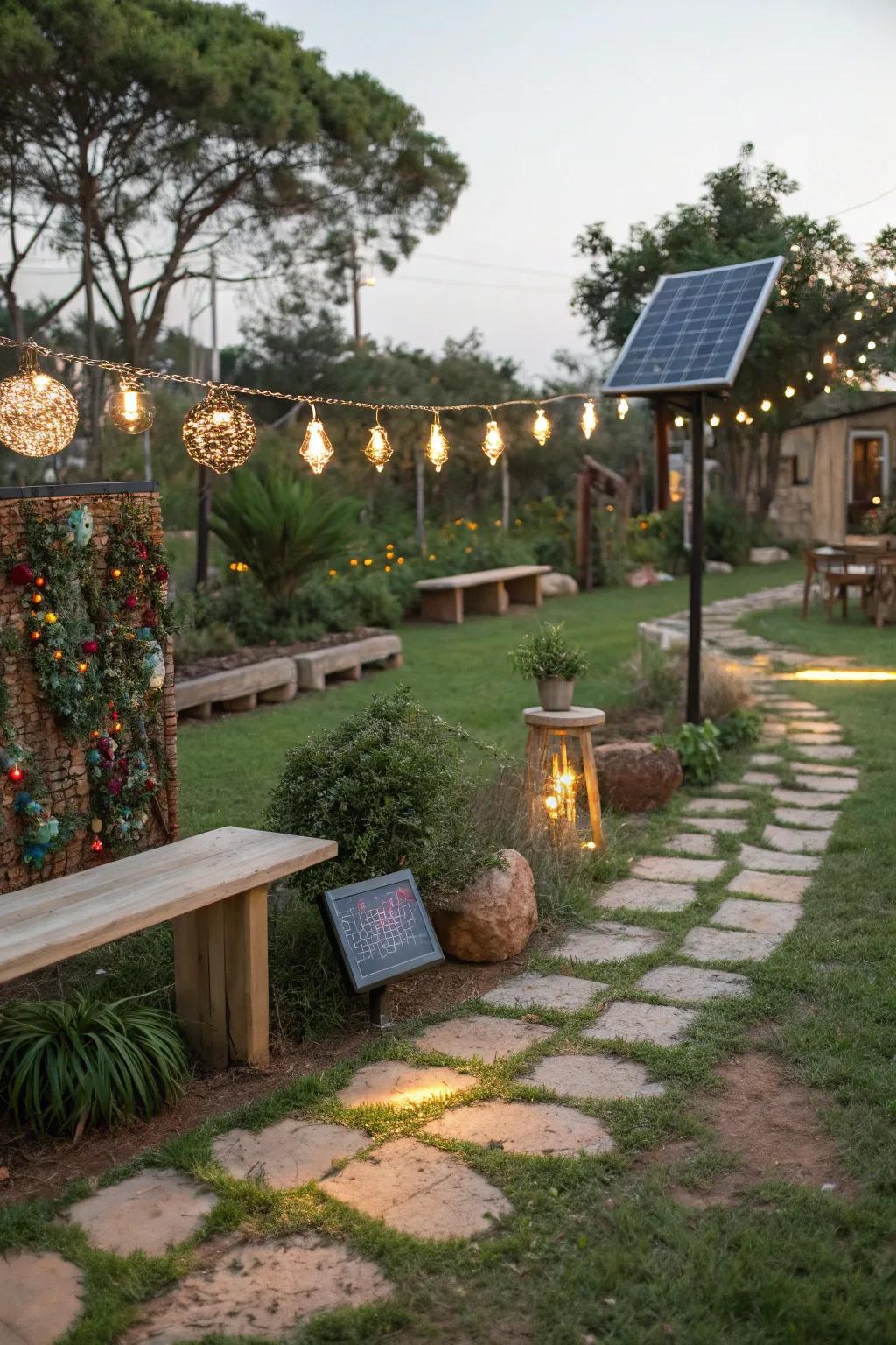 Eco-friendly decor blends style with sustainability.