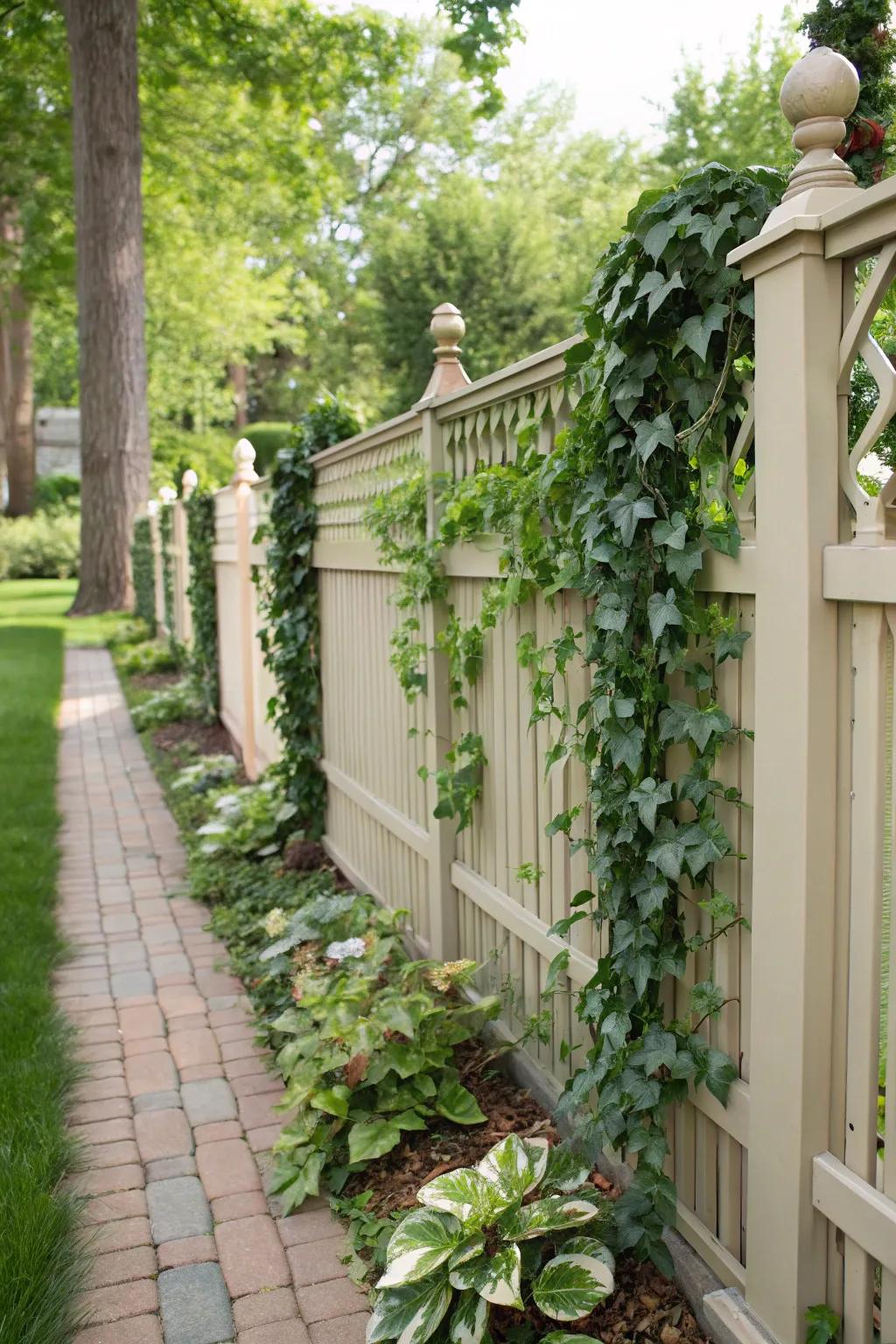 Add enchanting realism to your space with faux vines.