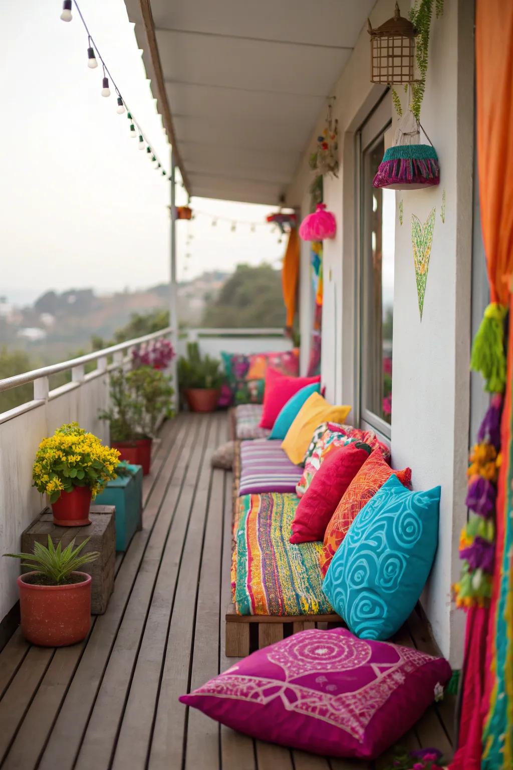 Bold colors make the deck feel vibrant and alive.