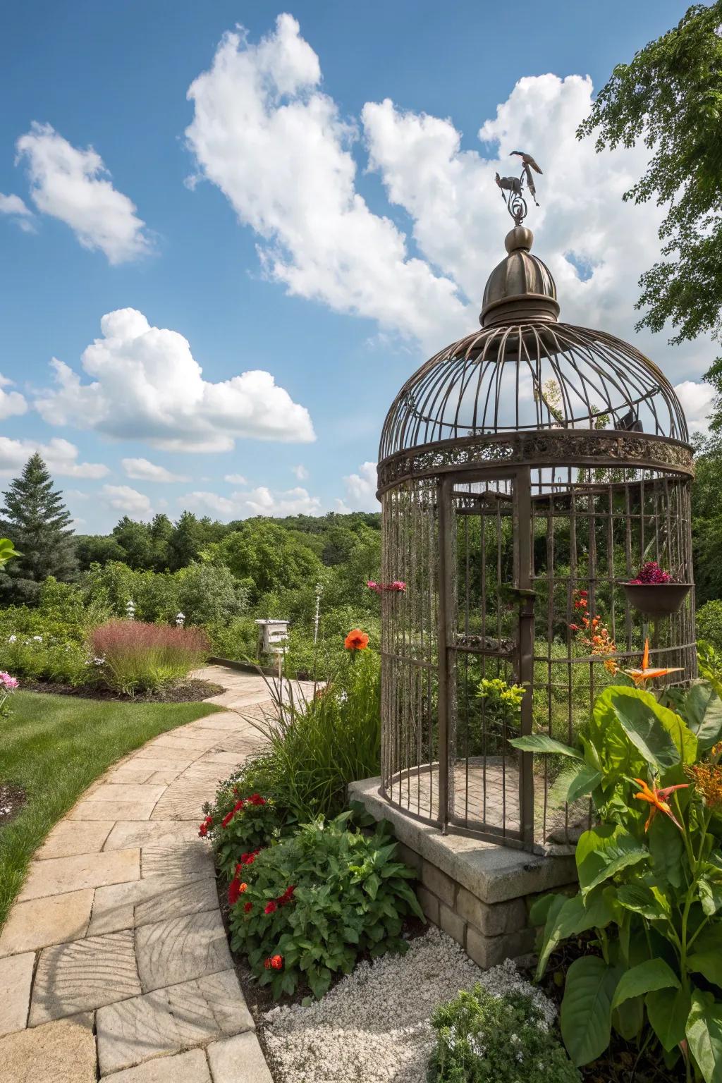 Craft a custom bird cage to reflect your personal style.