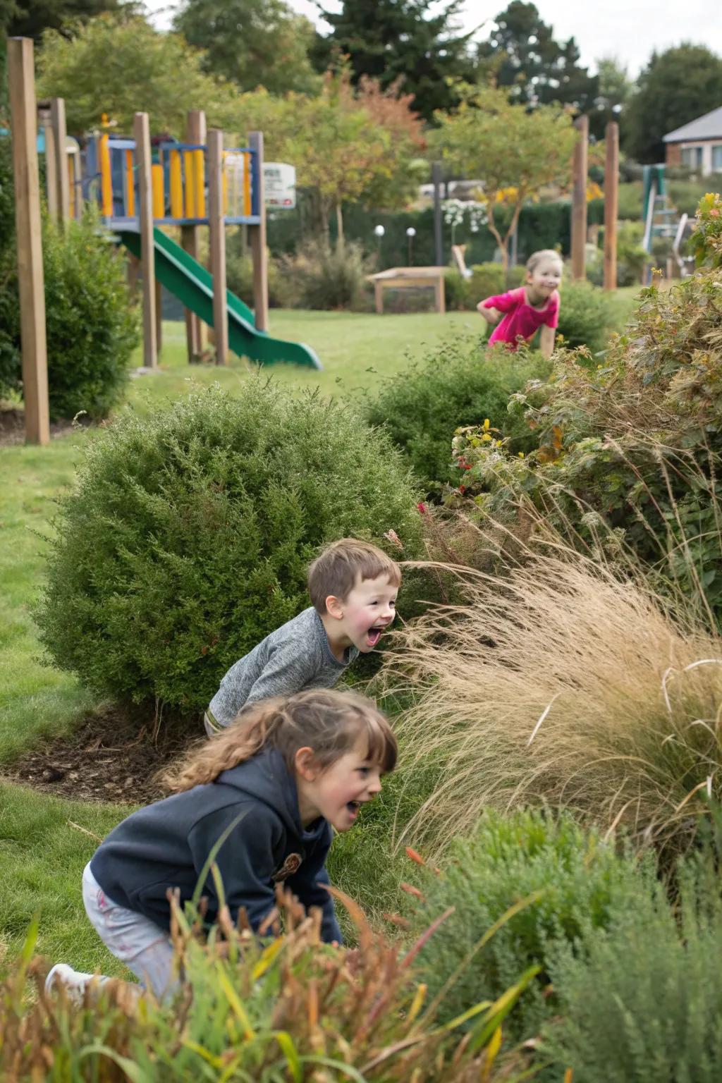 Nature-based hideouts for playful exploration and discovery.