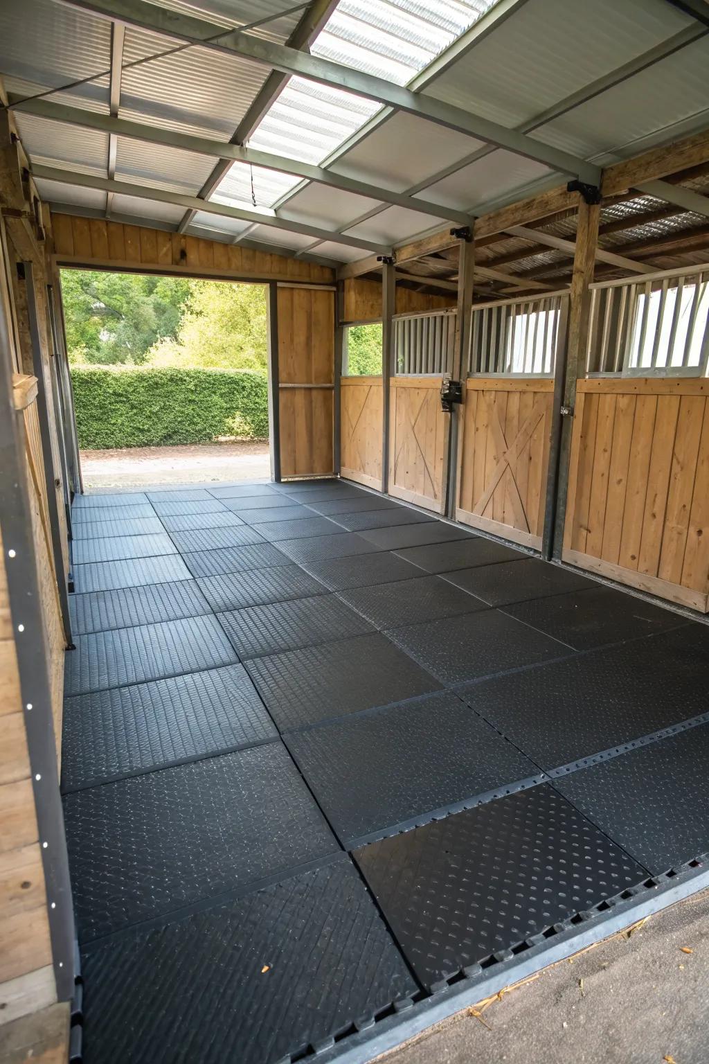 Stall mats provide durability for heavy-duty use