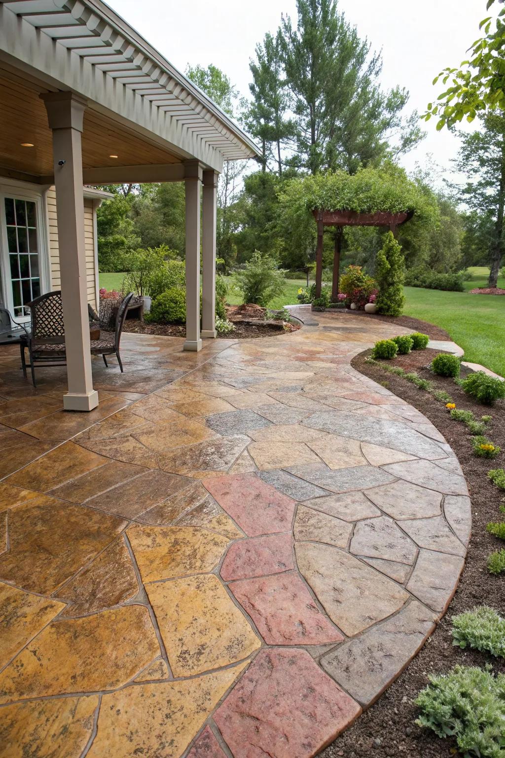 Eco-friendly stains offer vibrant, sustainable color.