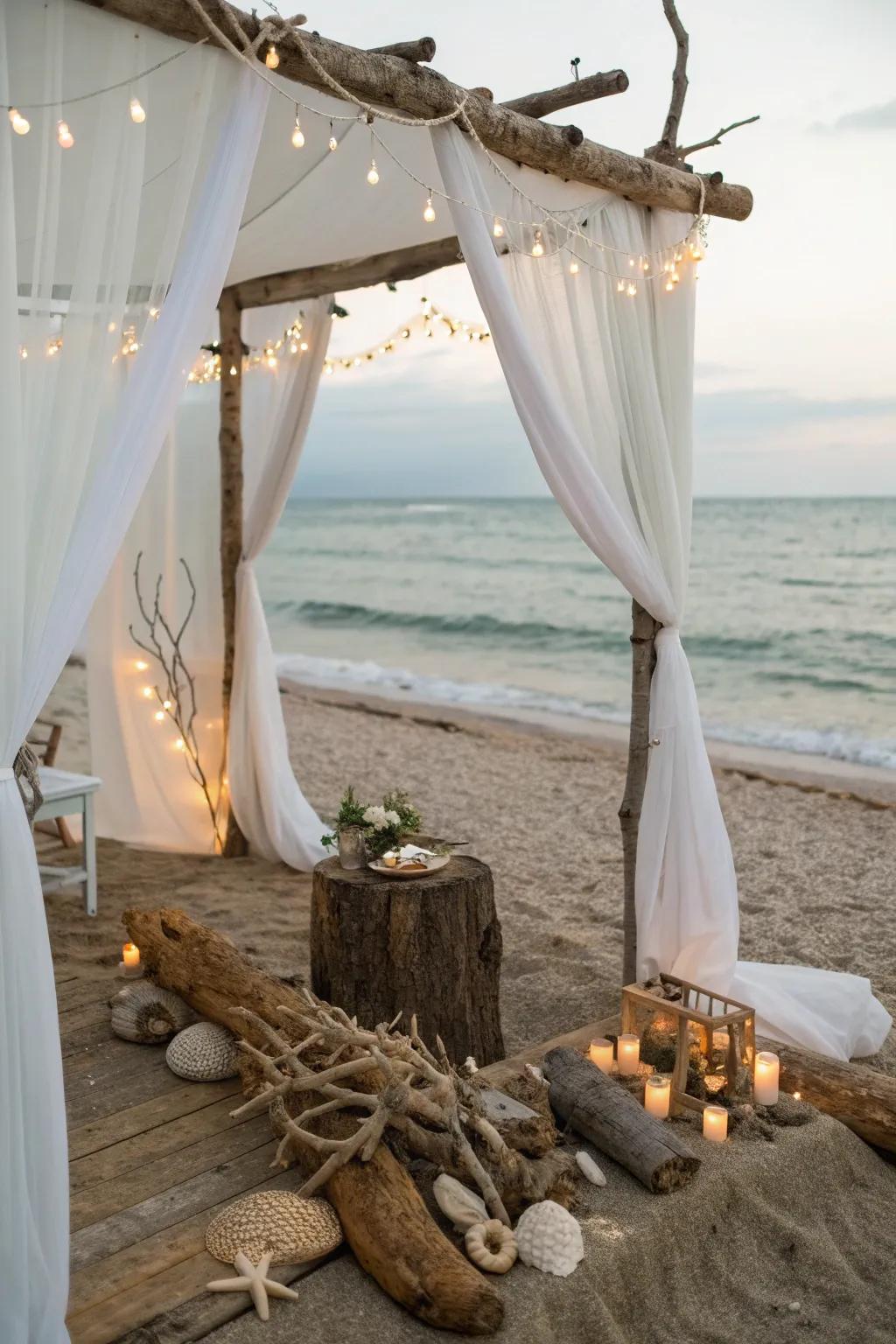 Embrace the seaside with nautical decor.