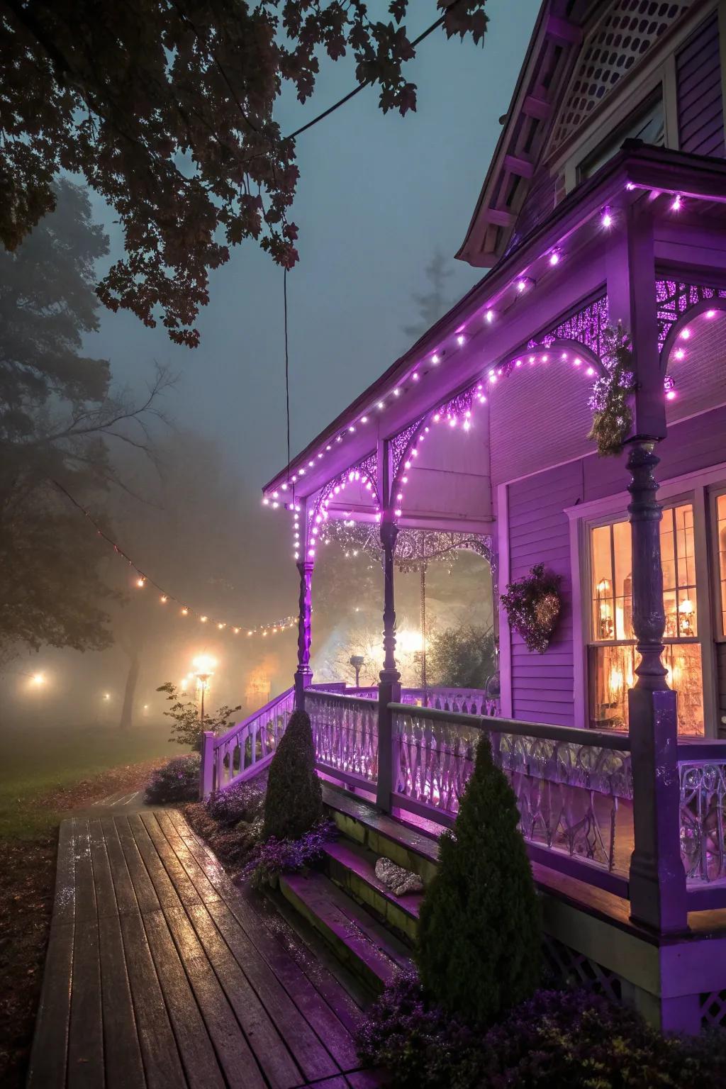 Create an enchanting space with mystical purple.