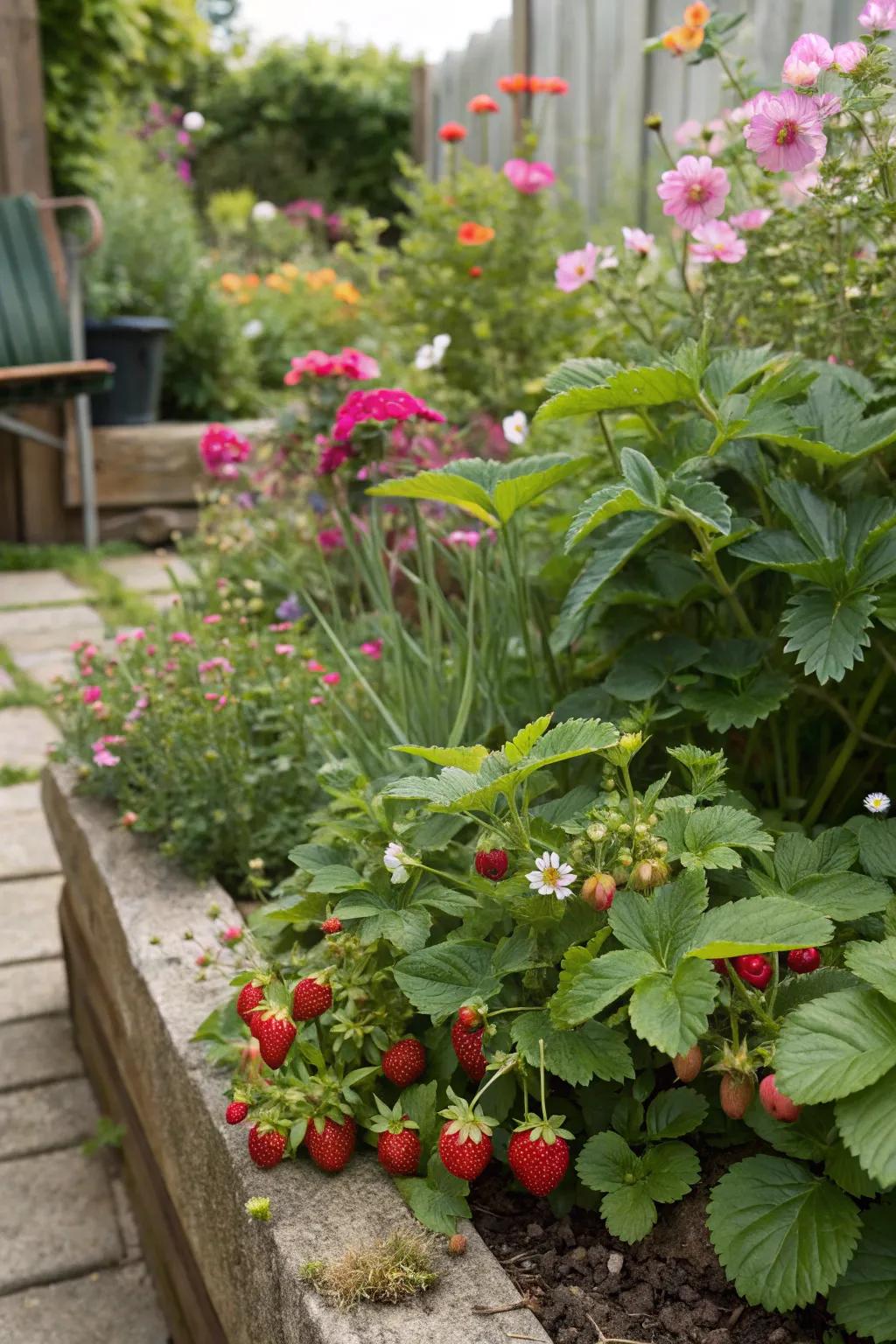 Hidden edible corners offer delightful harvest surprises.