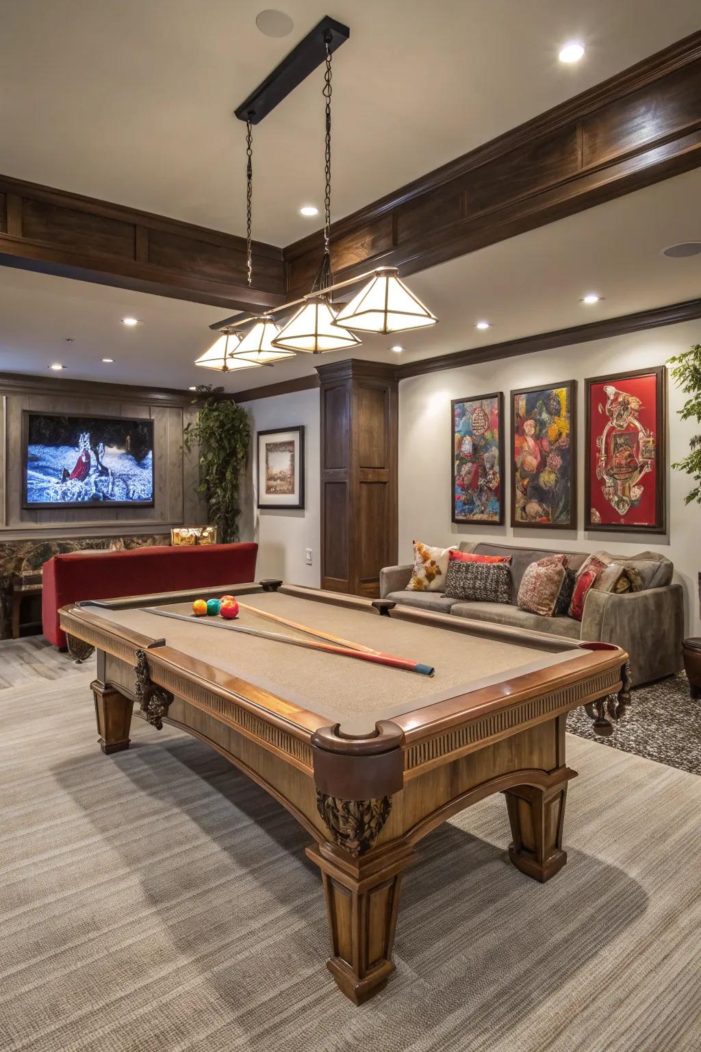 Custom features that make your pool table a true reflection of your style.