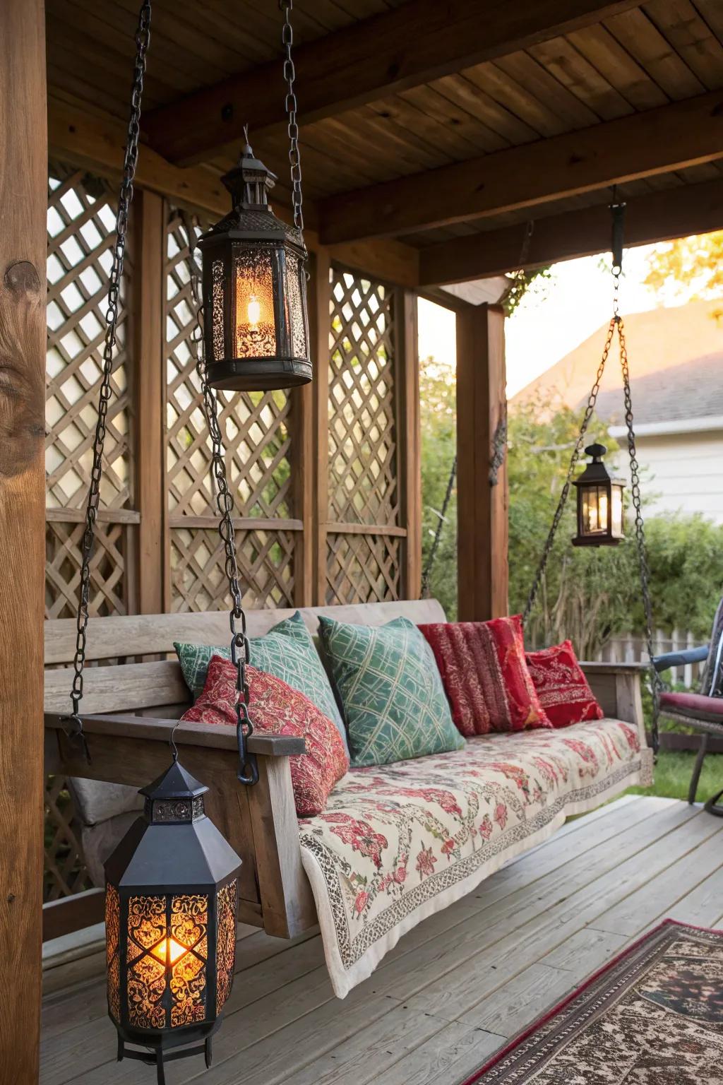Vintage decor adds character and nostalgia to your swing space.