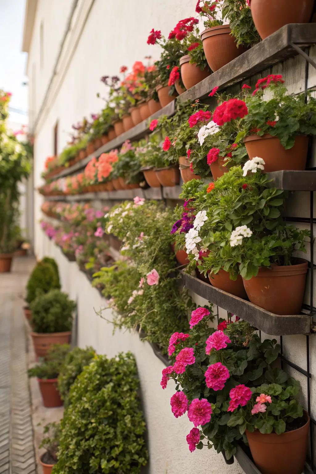 Vertical wall gardens bring nature to new heights.