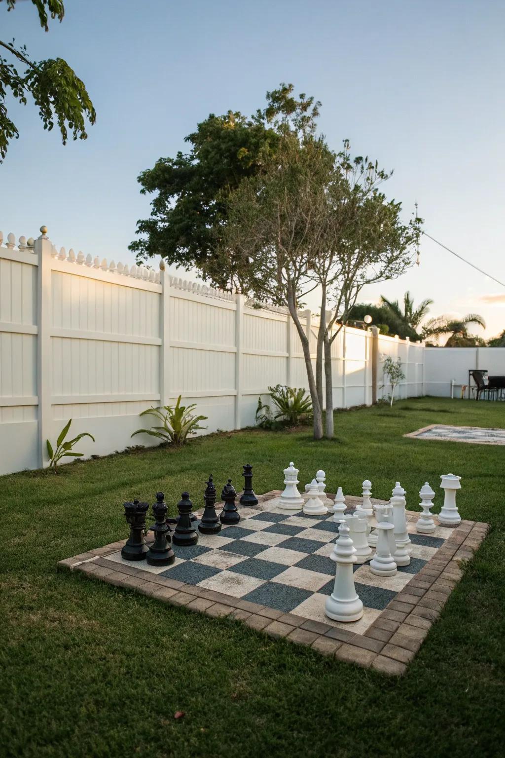 Life-size games bring entertainment and fun to your outdoor space.