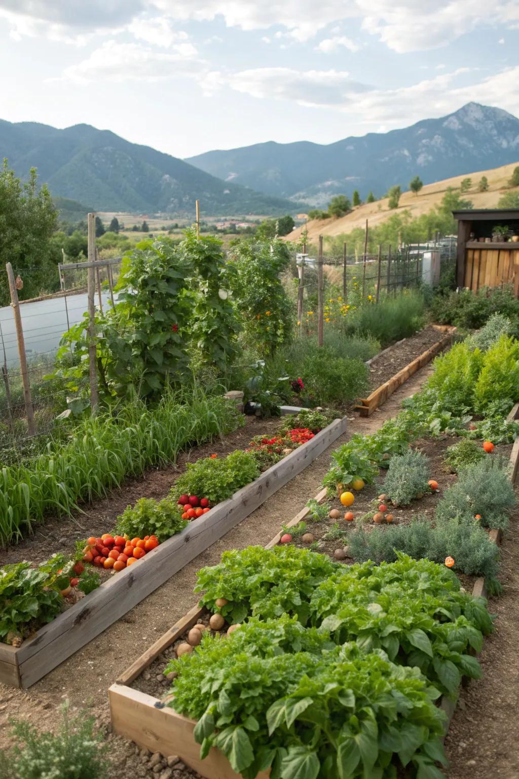 Edible gardens add functionality and flavor to your backyard.