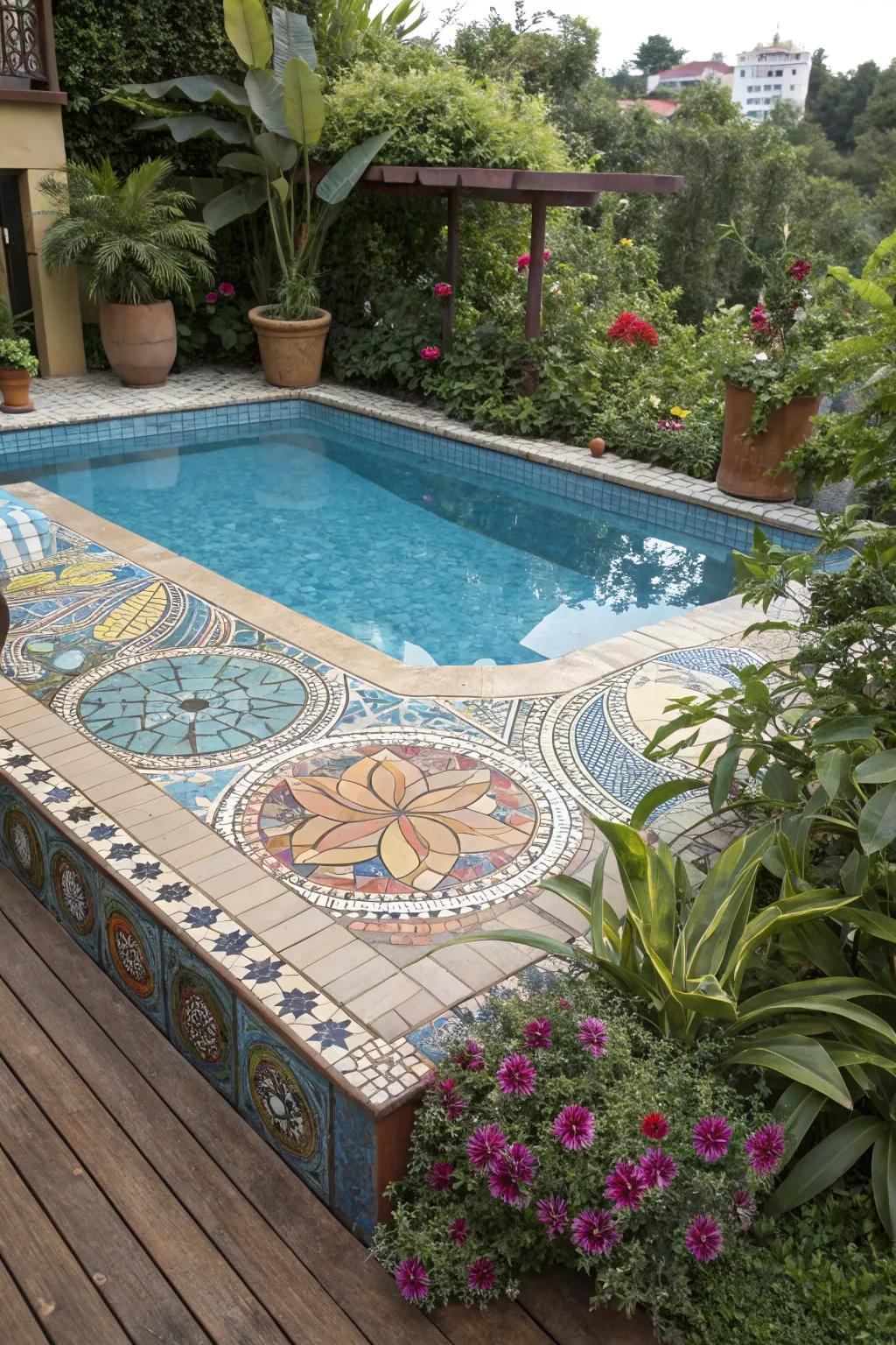 Artistic elements infuse your deck with unique personality.