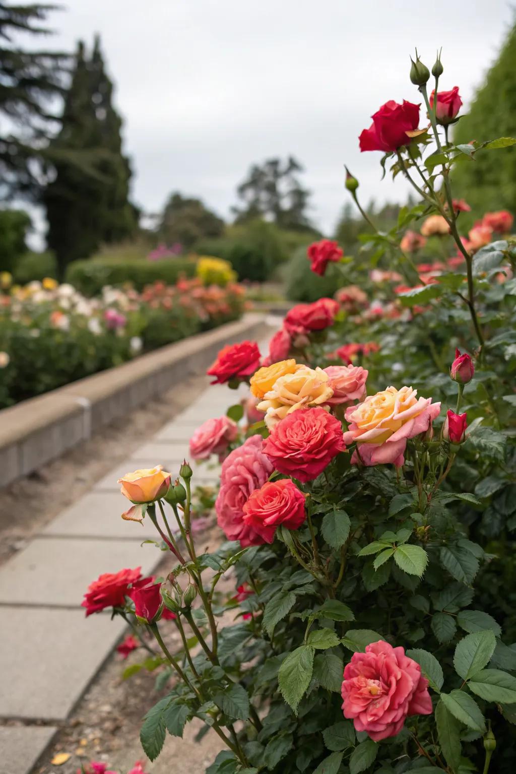 Layered planting creates depth and dimension in your garden.