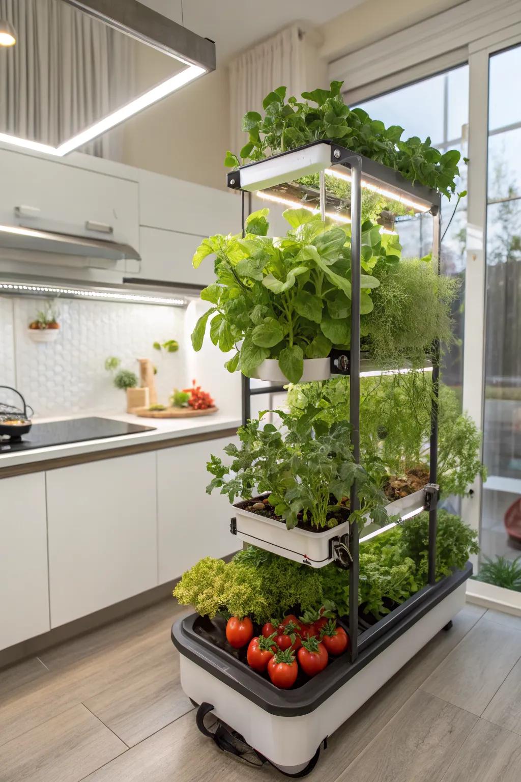 Hydroponics offers a soil-free gardening alternative.