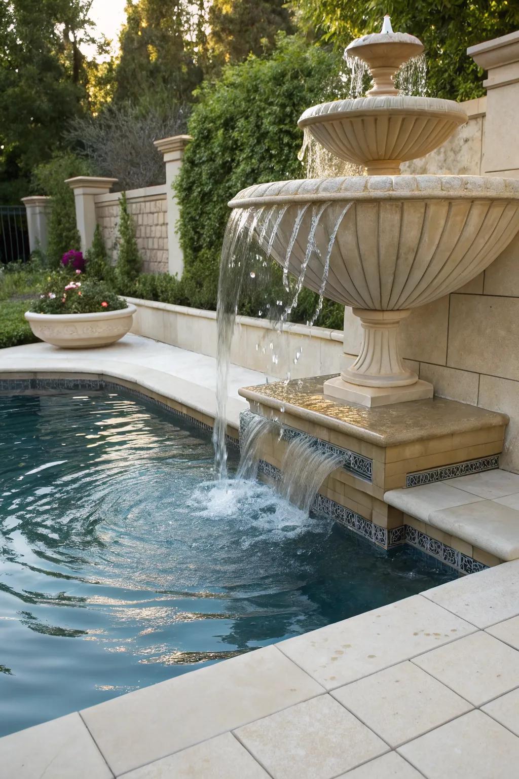 Sculptural spillways elevate your garden to an art form.