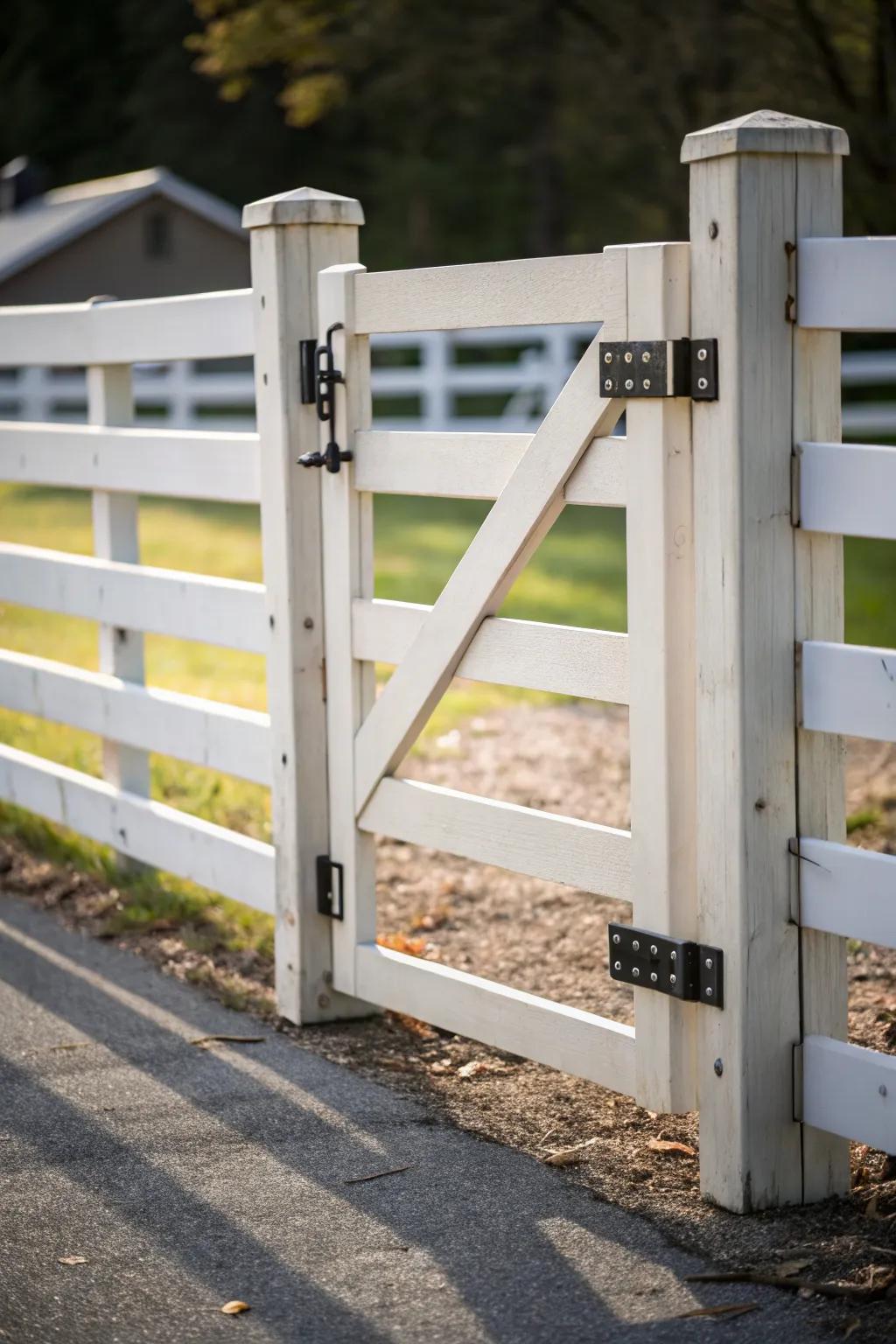 Hidden latch system provides a sleek look.