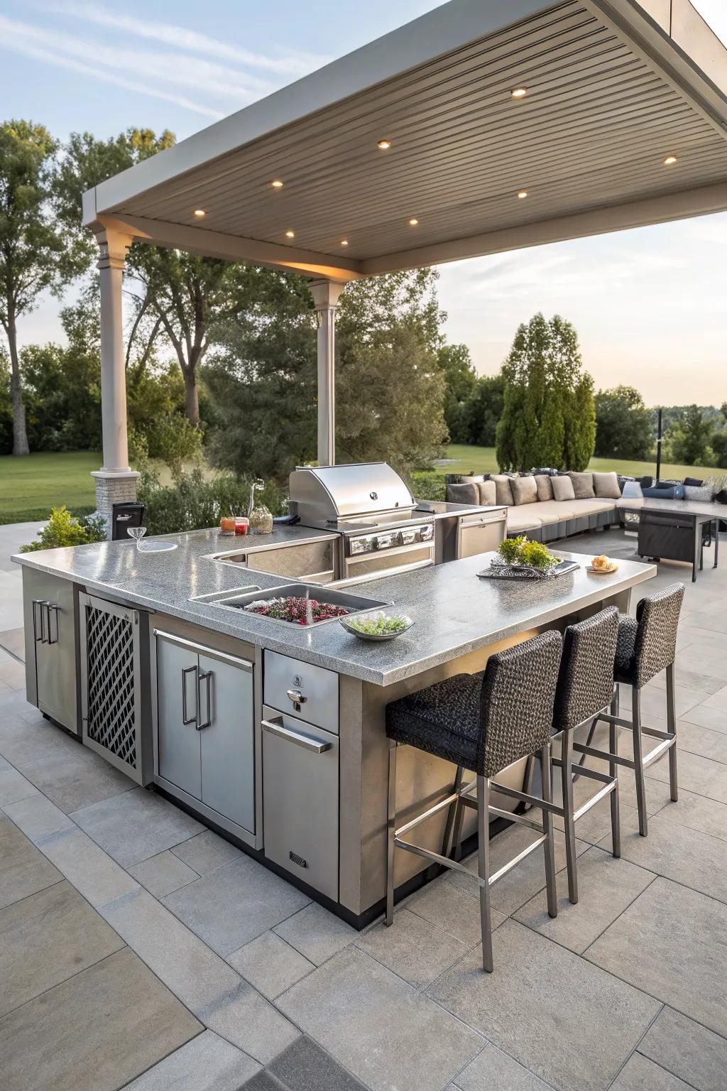 The ultimate hub: a versatile kitchen island.