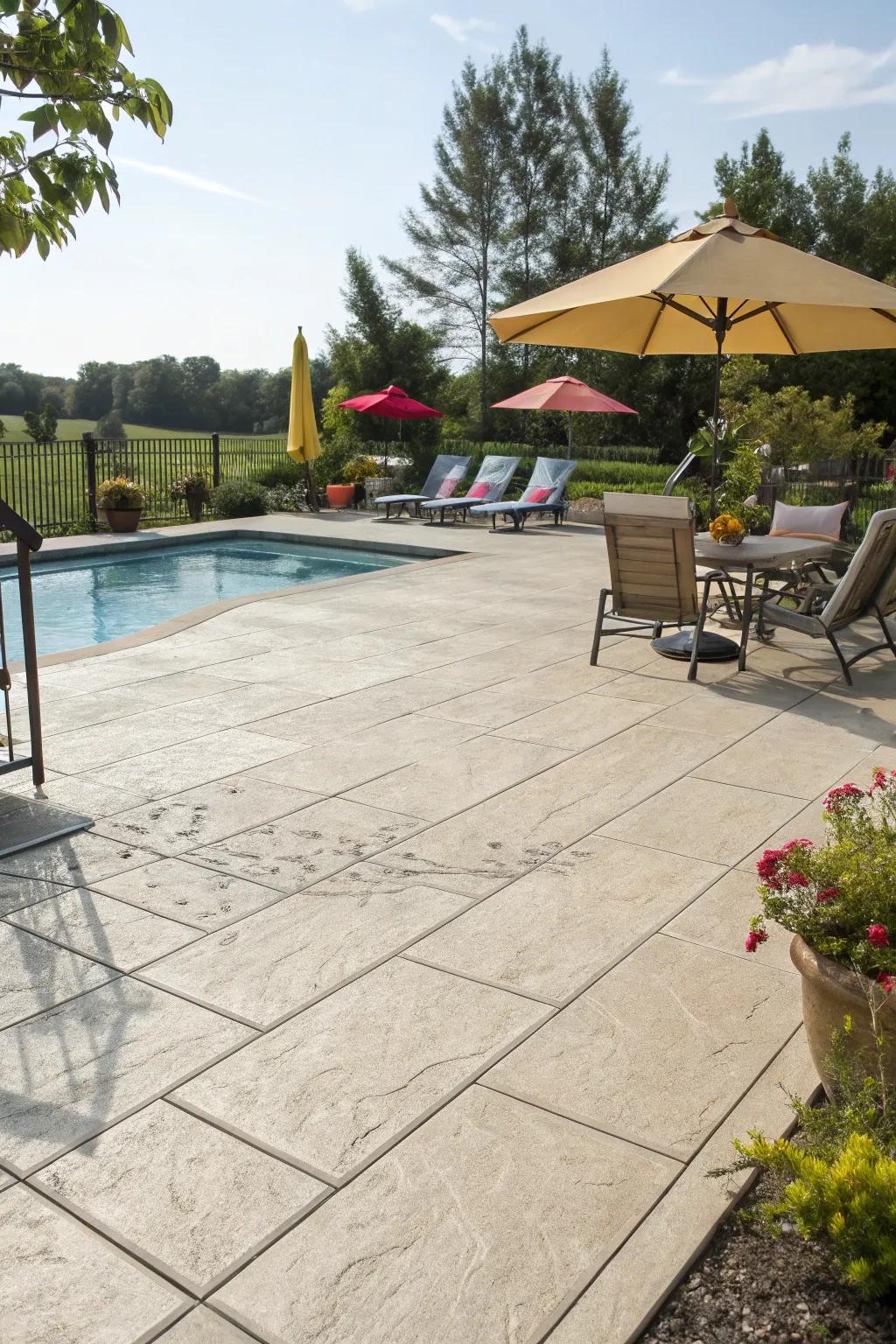 Light palettes keep your deck cool and inviting.
