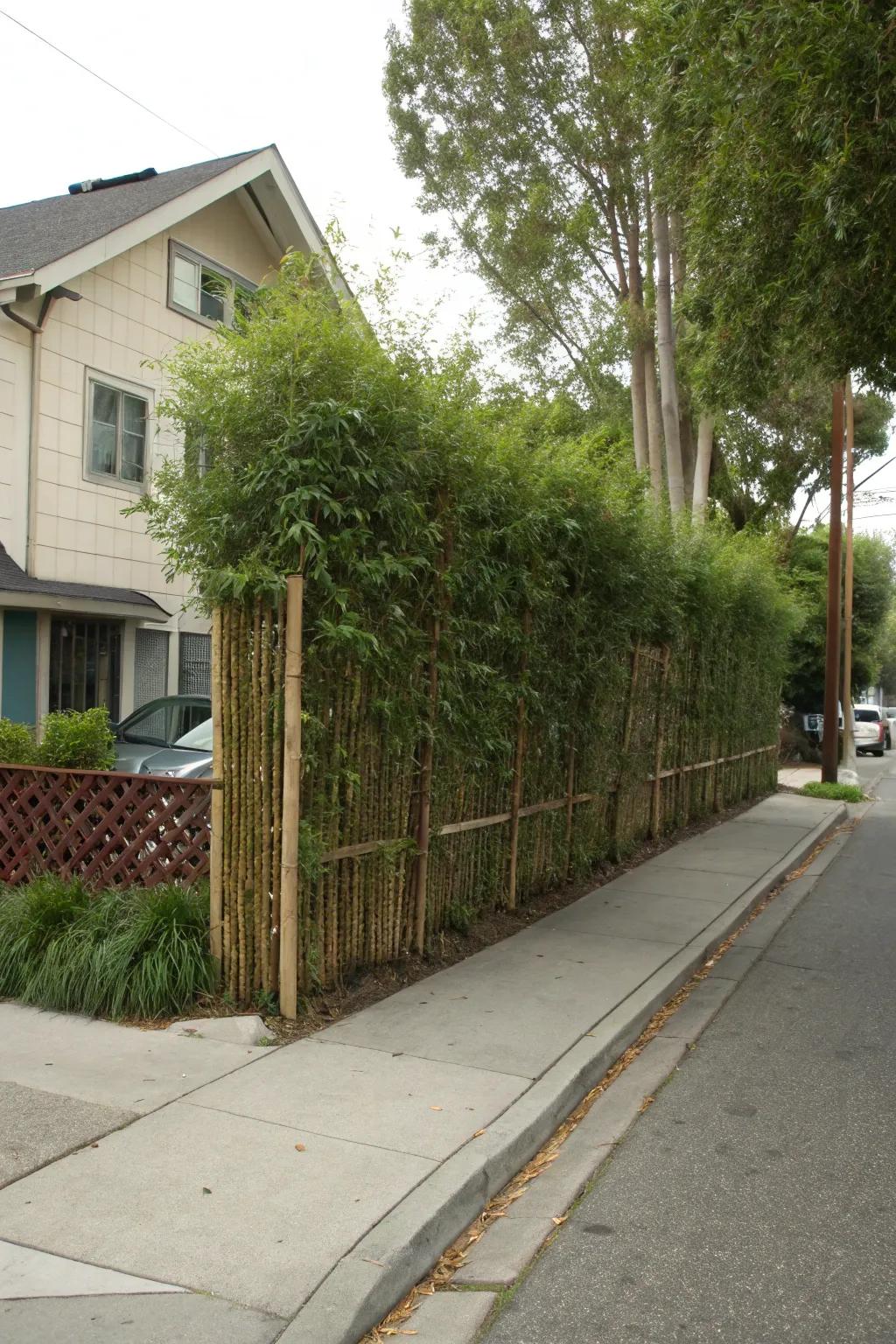 Create a serene escape with a natural privacy screen.