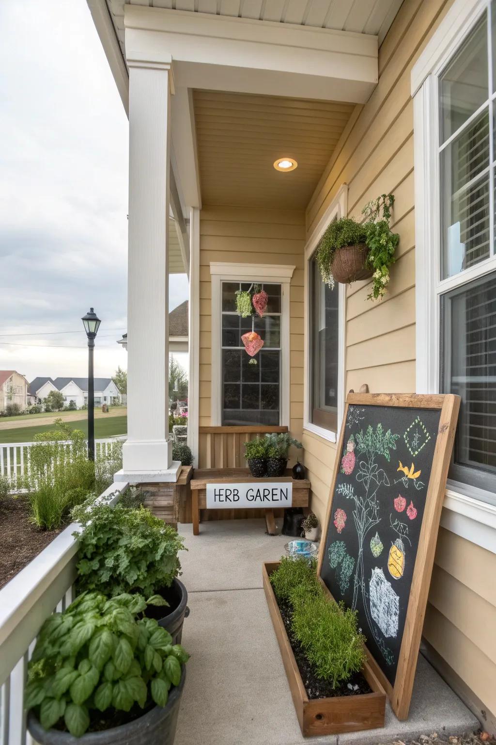 Interactive decor adds a playful touch.