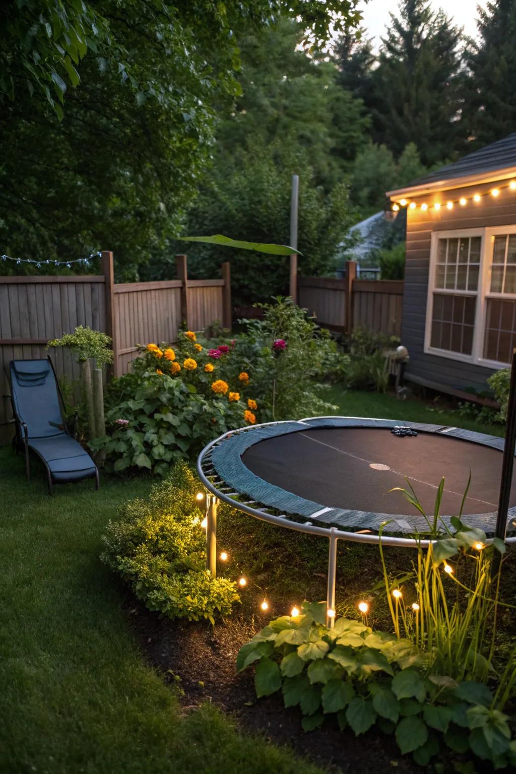 Go green with an eco-friendly trampoline setup.